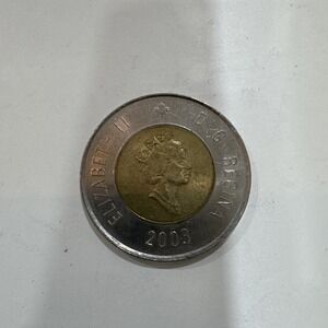 2003 Canadian 2 Dollar Coin Queen Elizabeth II & Polar Bear,DG.Regina -